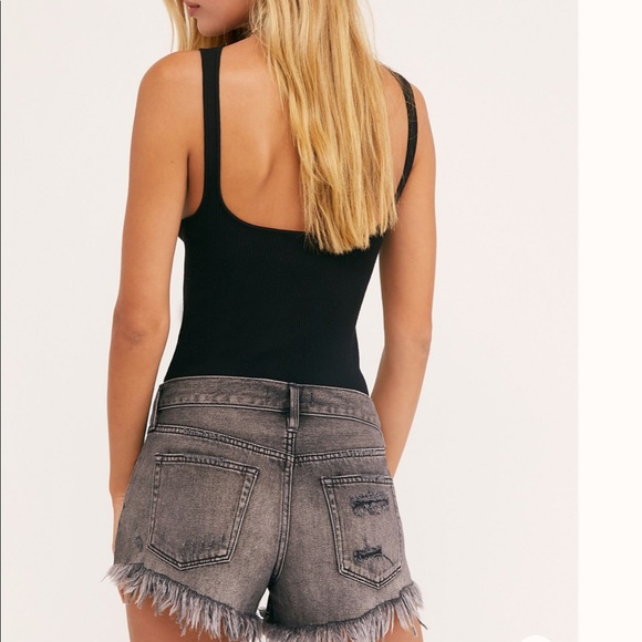 Free People Loving Good Vibrations Cutoff Shorts - Picture 3 of 8